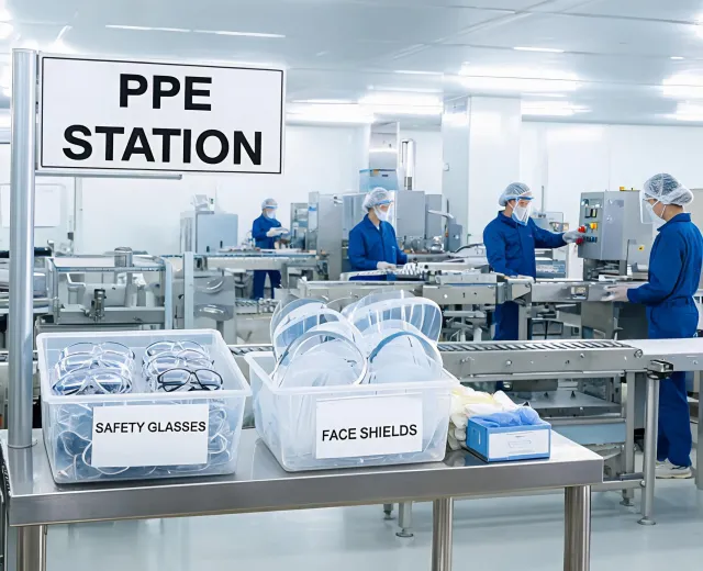 Manufacturing plant PPE program